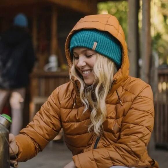 Passenger Pow Recycled Insulated Jacket  Puffer Glazed Ginger Gold Medium - Picture 2 of 6